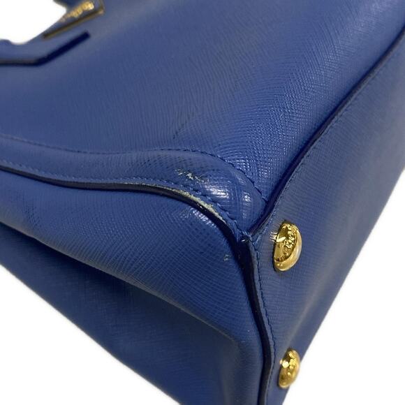 PRADA Triangle Logo Tote Bag BN2608 Saffiano Lux (Leather) - Picture 6 of 16